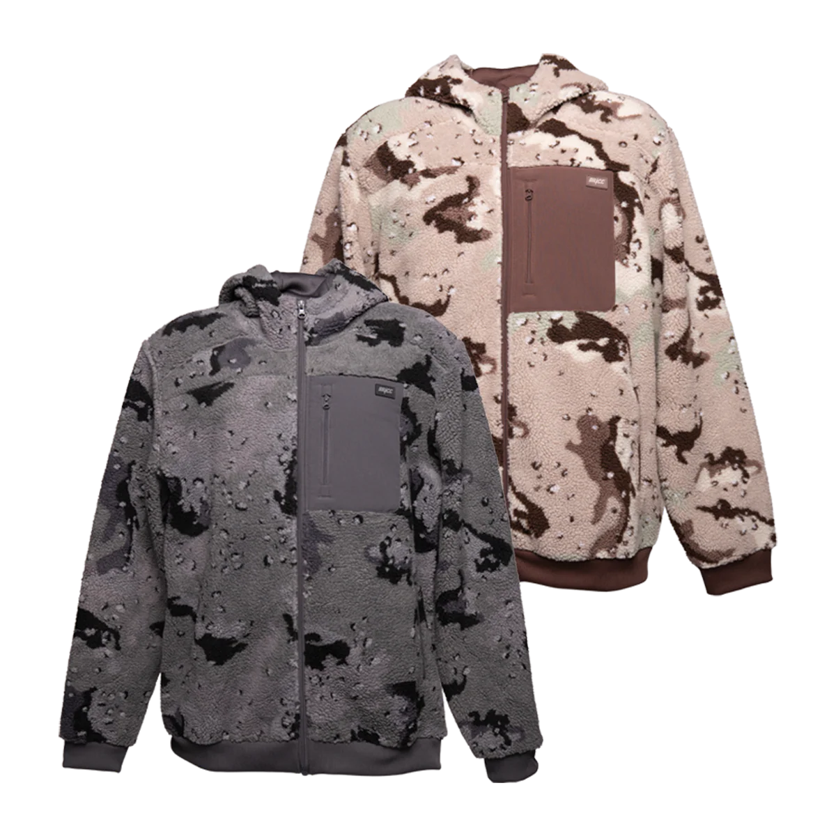 Gothic Serpent Zip Up Sherpa Jacket