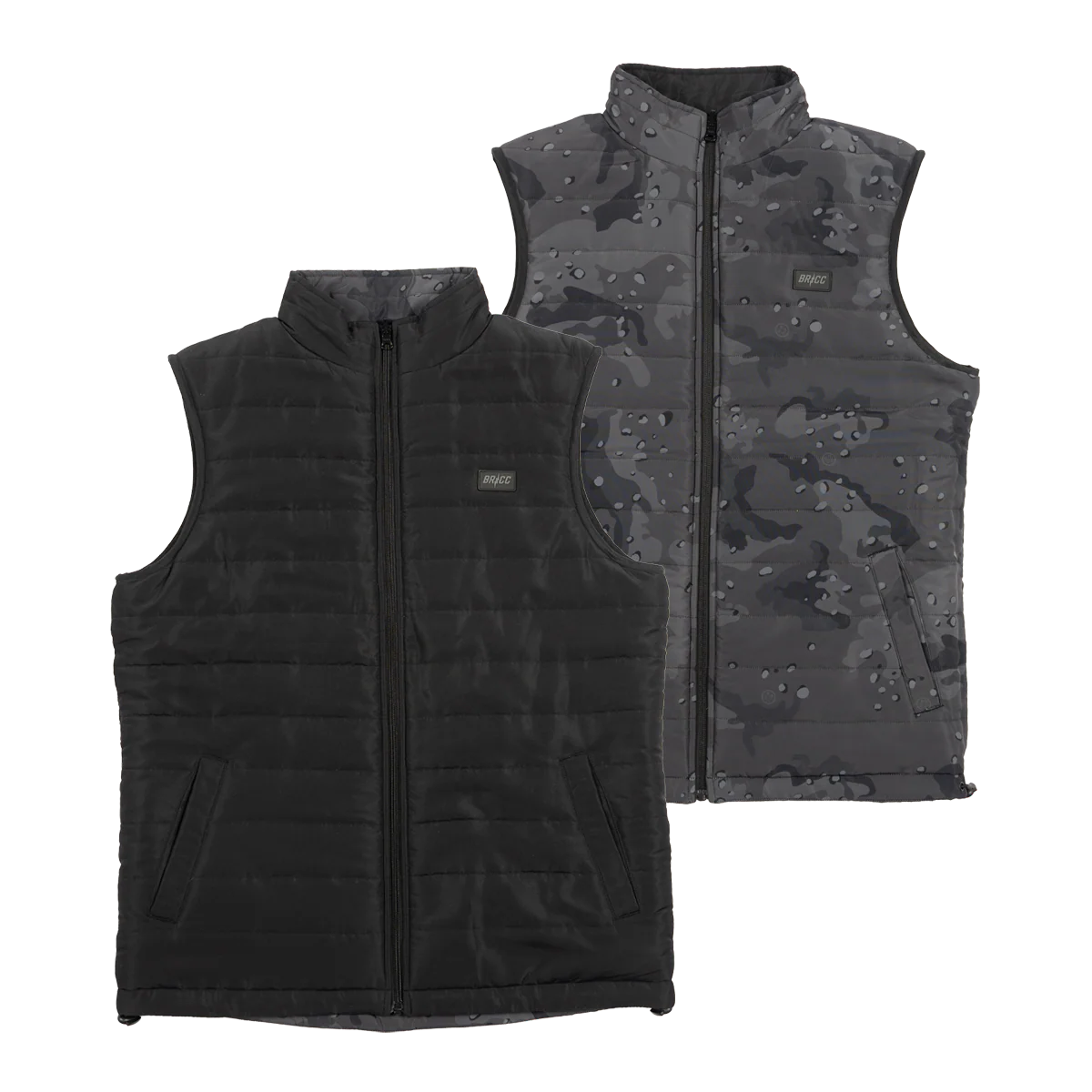 BRCC PVC Patch Reversible Matte Puff Vest