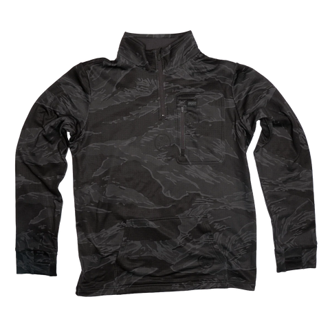 MO Grenade Waffle Fleece Quarter Zip Pullover